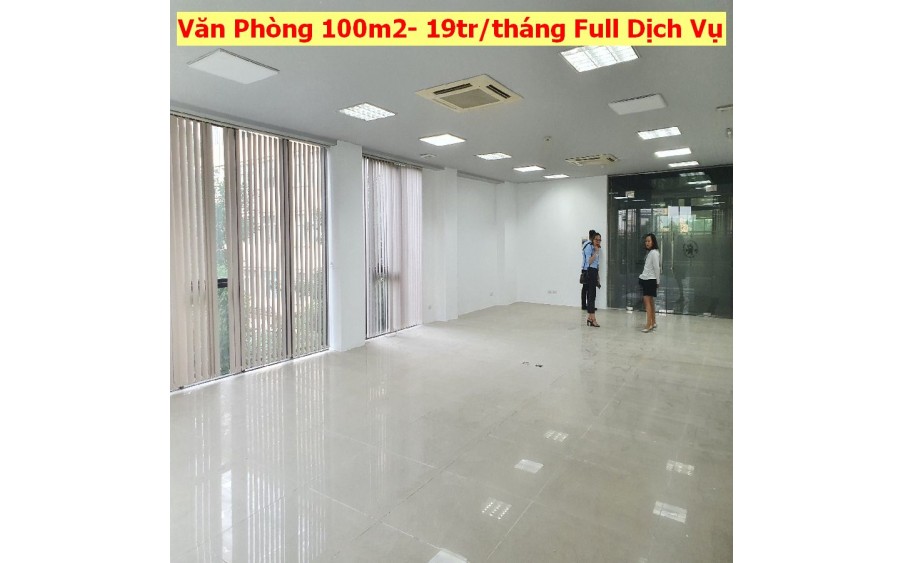 Cho thuê văn phòng phố Chùa Láng 100m2 - 20tr/tháng